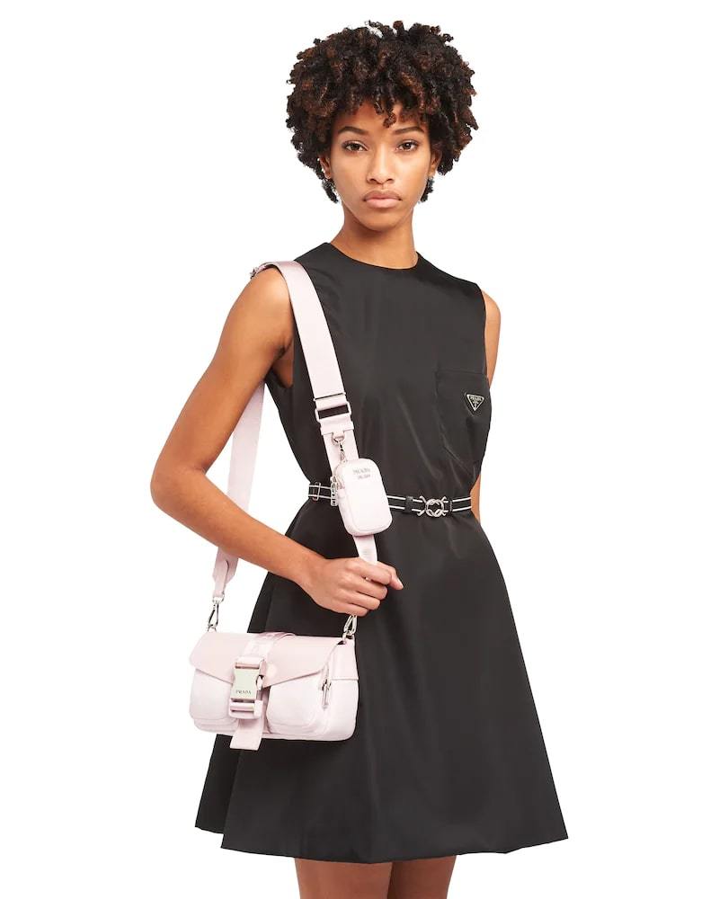 Prada Pocket Nylon and Brushed Leather Bag - photo 34