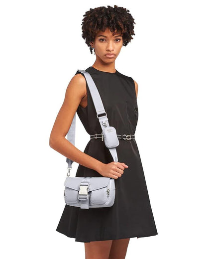 Prada Pocket Nylon and Brushed Leather Bag - photo 13
