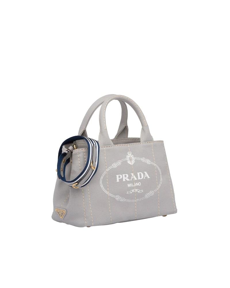 Prada Small Cotton Canvas Tote - photo 2