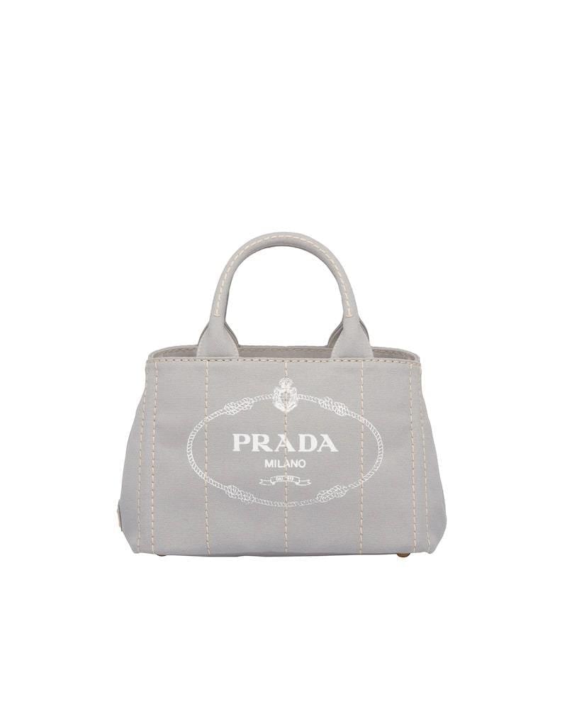 Prada Small Cotton Canvas Tote - photo 1