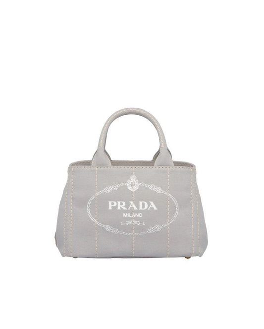 Prada Small Cotton Canvas Tote - photo 1