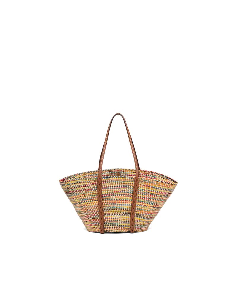 Prada Straw and Leather Tote Bag - photo 4
