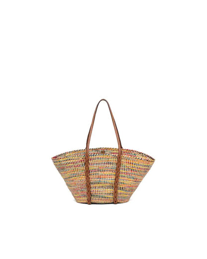 Prada Straw and Leather Tote Bag - photo 4