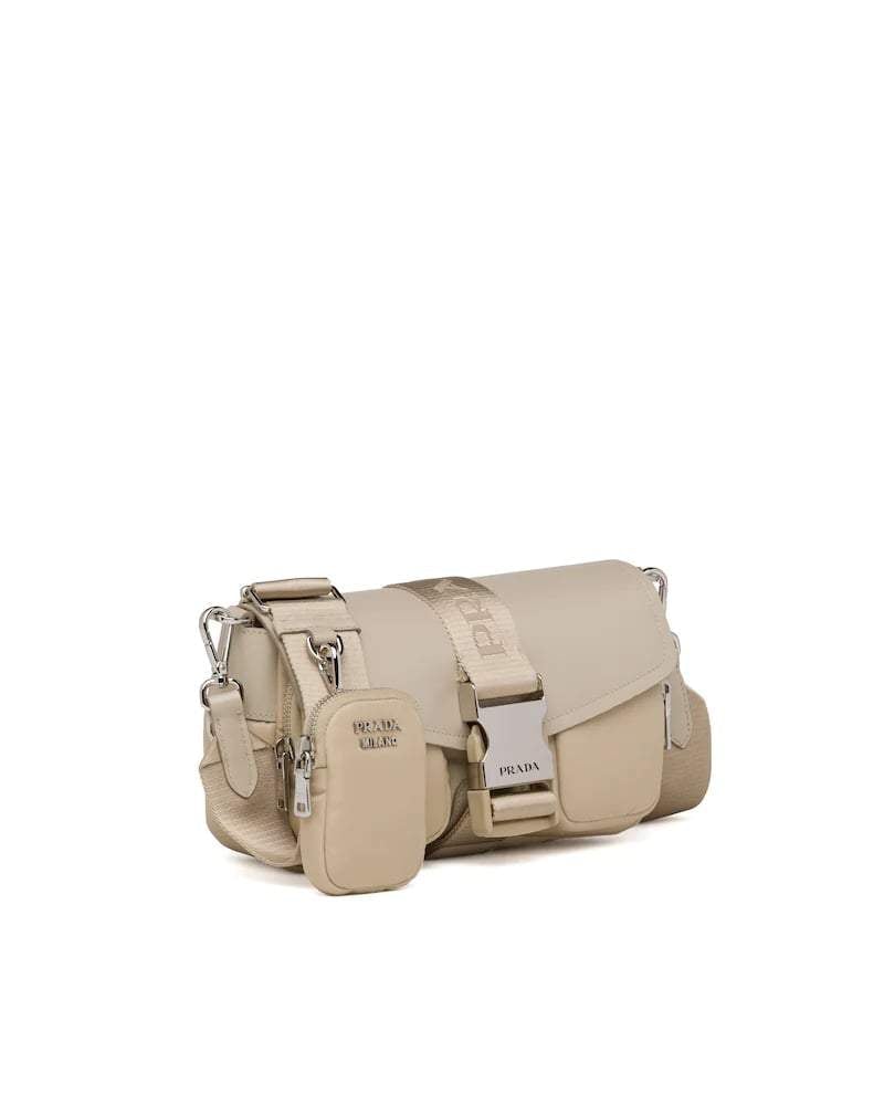 Prada Pocket Nylon and Brushed Leather Bag - photo 39