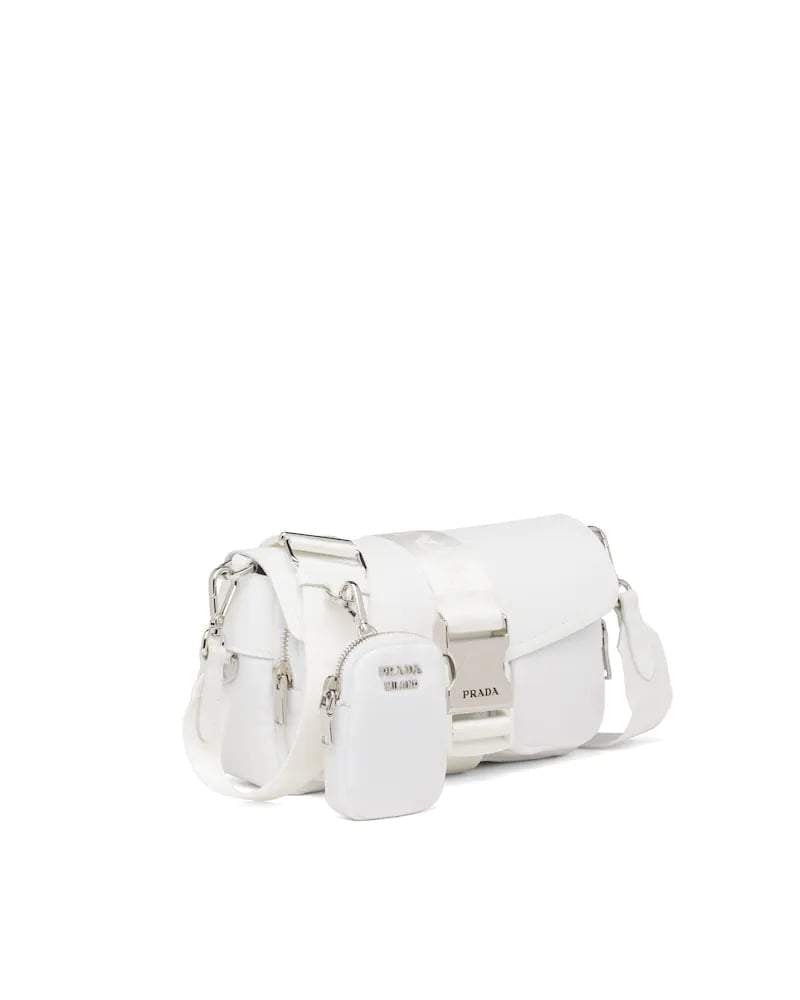 Prada Pocket Nylon and Brushed Leather Bag - photo 28