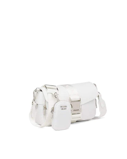 Prada Pocket Nylon and Brushed Leather Bag - photo 28