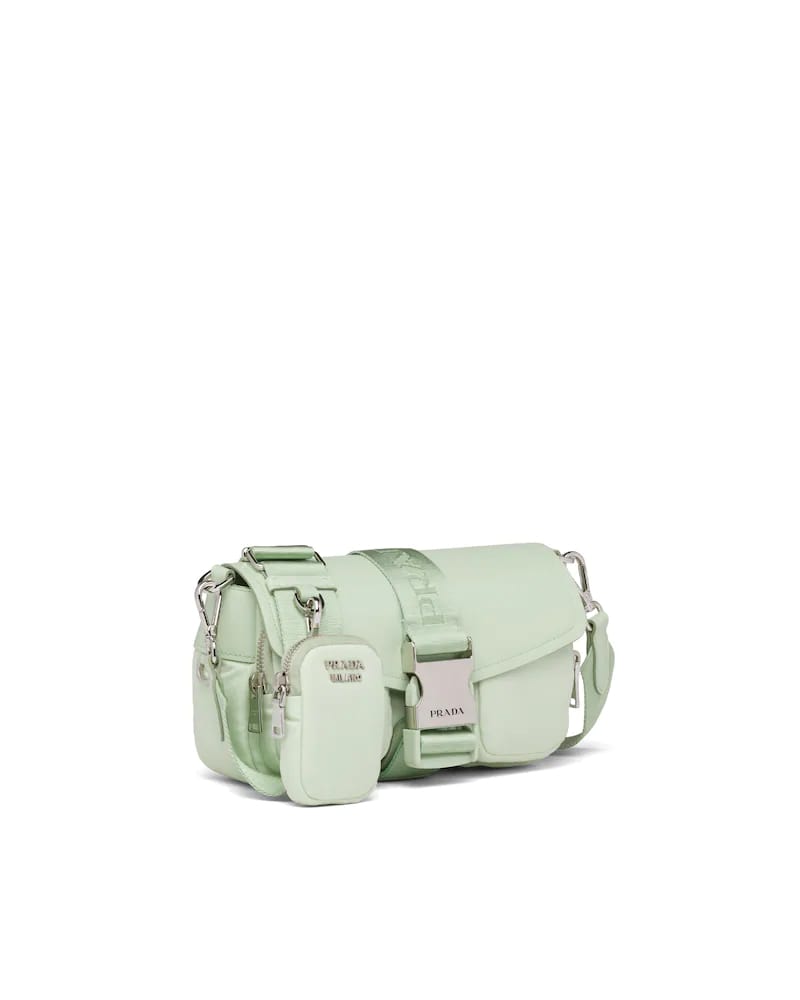 Prada Pocket Nylon and Brushed Leather Bag - photo 4
