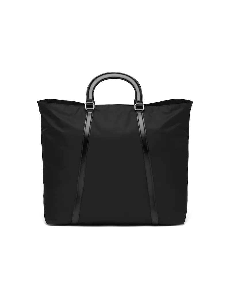 Prada Large Nylon and Leather Tote - photo 3