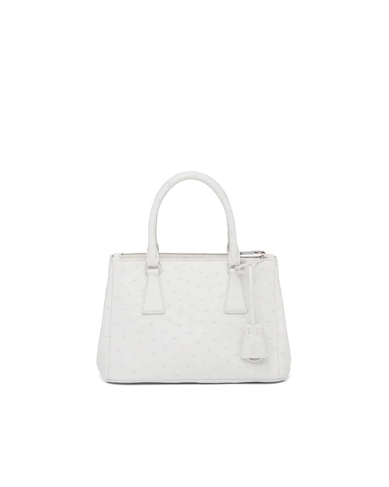 Prada Galleria Ostrich Leather Small Bag - photo 3
