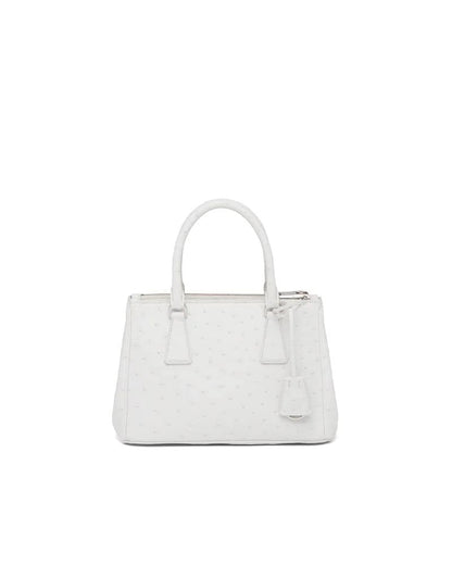 Prada Galleria Ostrich Leather Small Bag - photo 3