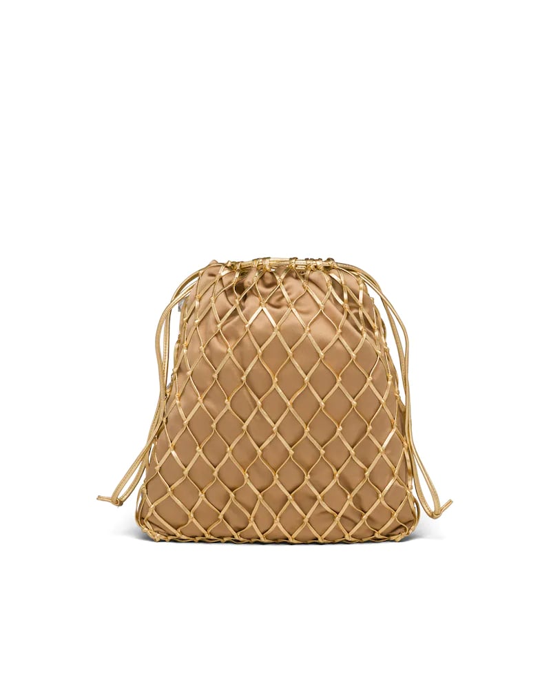 Prada Leather Mesh and Satin Clutch - photo 3