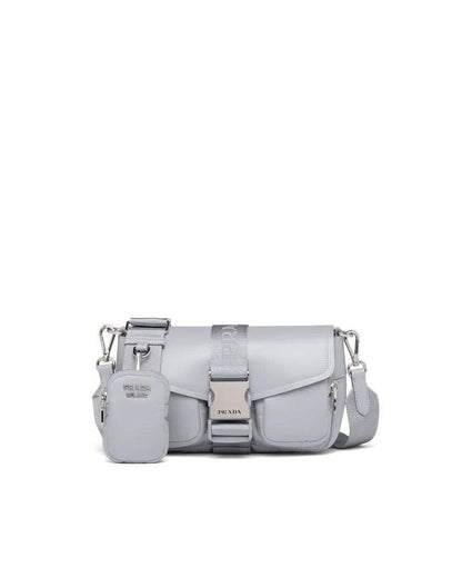 Prada Pocket Nylon and Brushed Leather Bag - photo 8