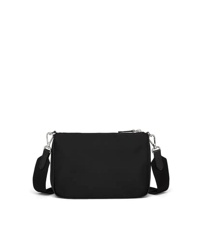 Re-nylon and Saffiano Leather Shoulder Bag - image 4