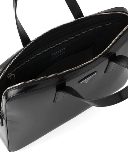 Prada Brushed Leather Briefcase - photo 4
