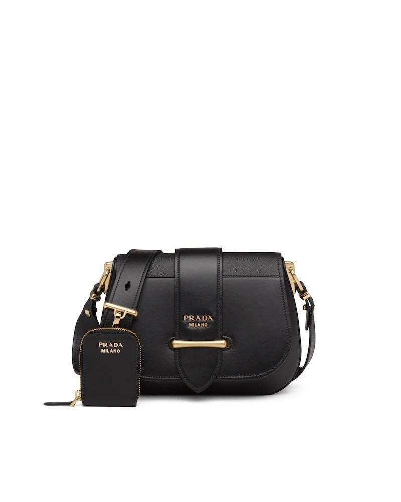 Prada Leather and Saffiano Shoulder Bag - photo 1
