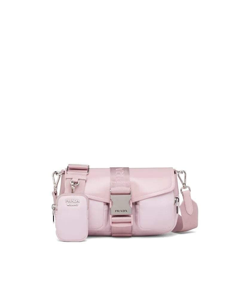 Prada Pocket Nylon and Brushed Leather Bag - photo 29