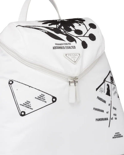 Prada Signaux Printed Nylon Backpack - photo 5