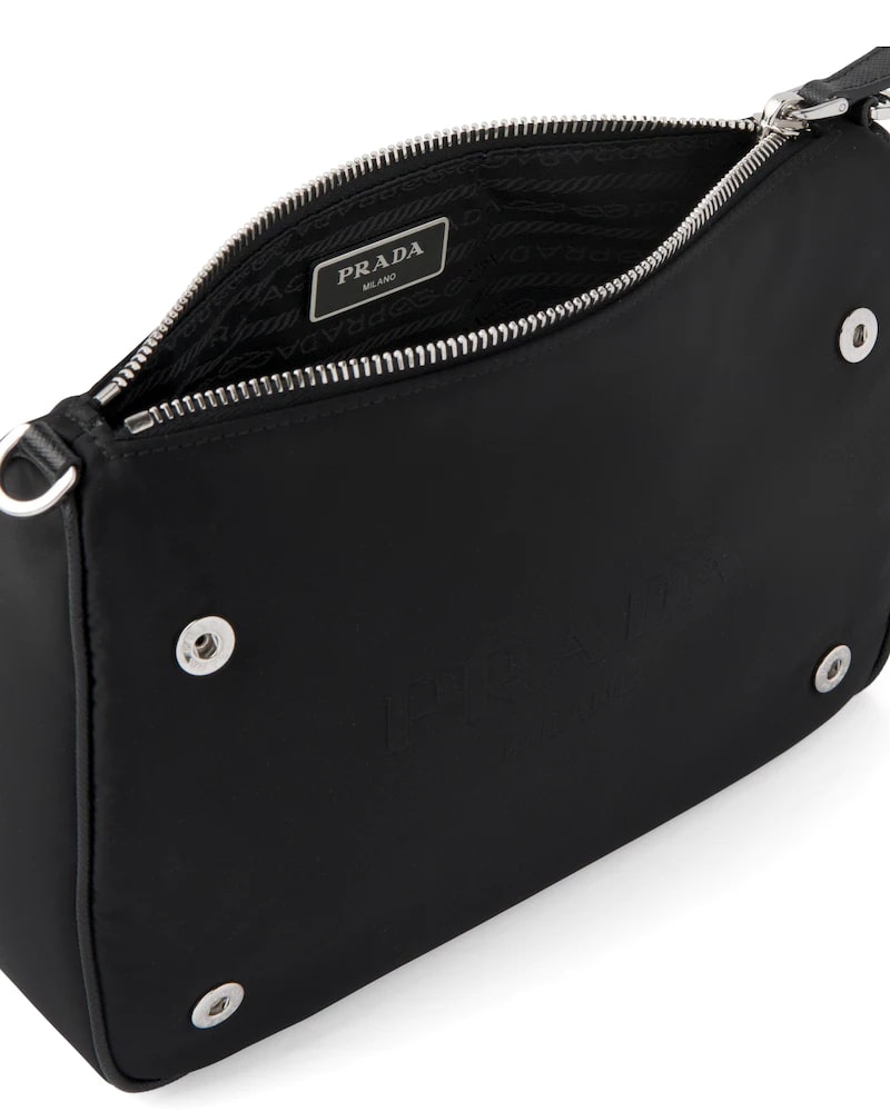 Re-nylon and Saffiano Leather Shoulder Bag - image 5