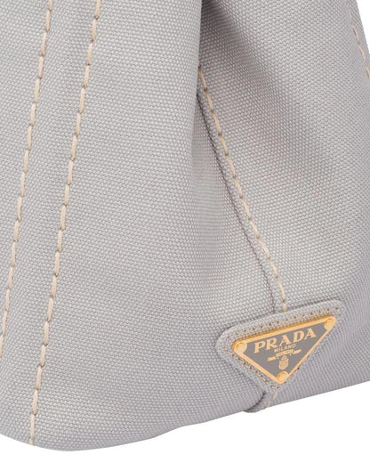 Prada Small Cotton Canvas Tote - photo 5