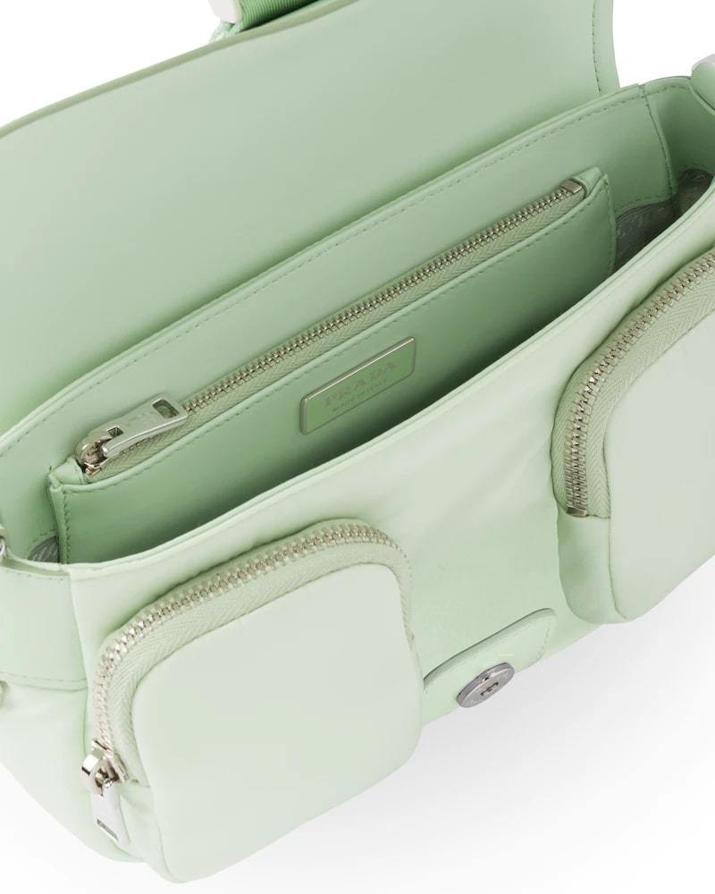 Prada Pocket Nylon and Brushed Leather Bag - photo 7