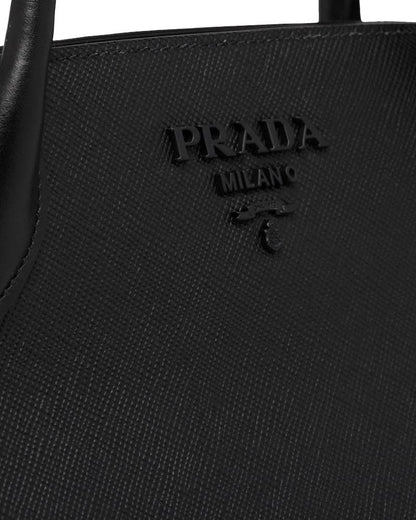 Medium Saffiano leather Prada Monochrome bag - image 5