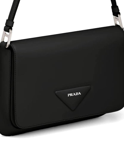 Brushed Leather Shoulder Bag - image 5