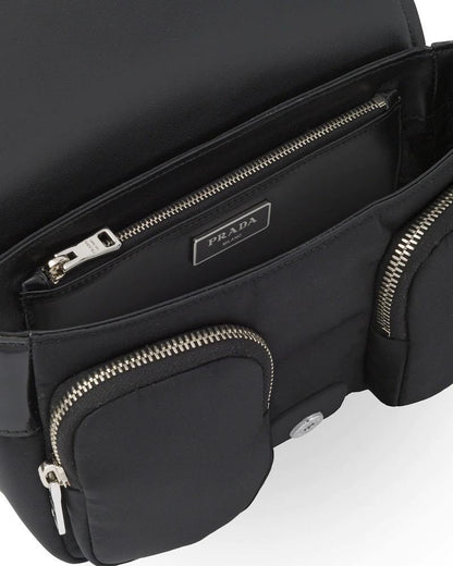 Prada Pocket Nylon and Brushed Leather Bag - photo 16