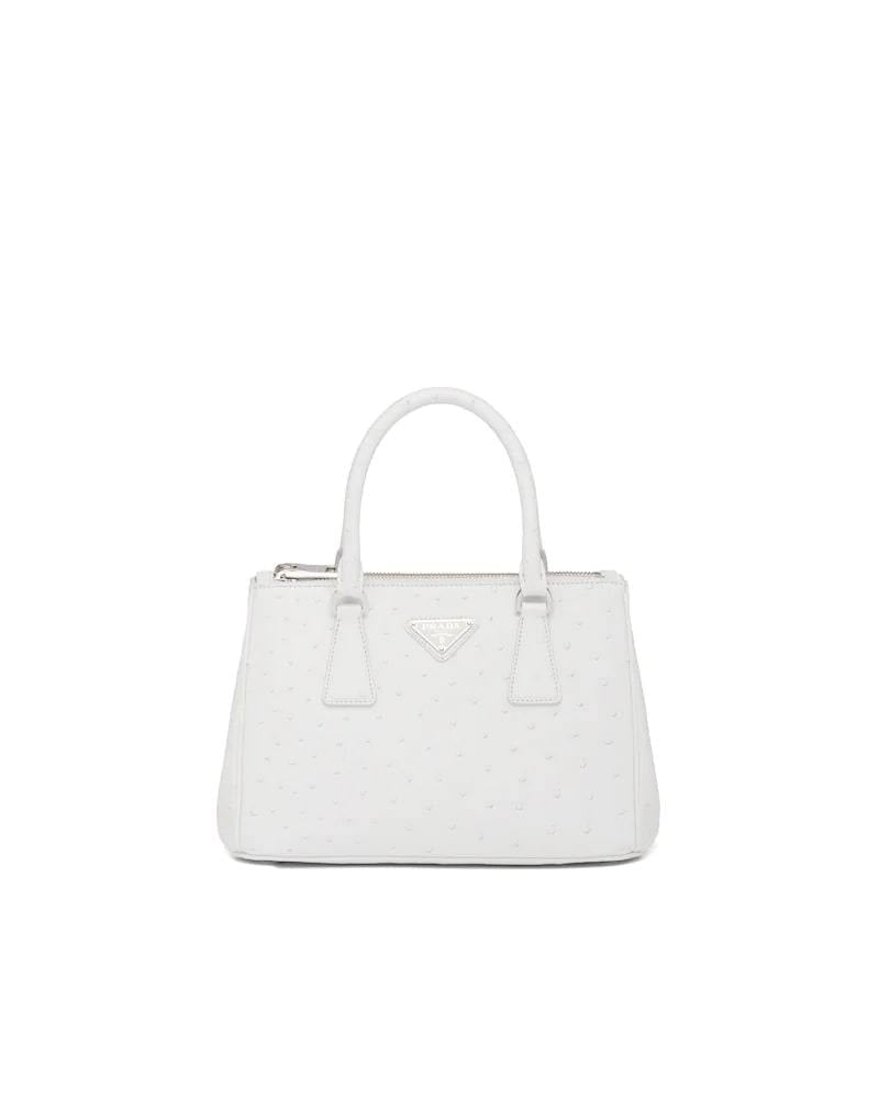Prada Galleria Ostrich Leather Small Bag - photo 1