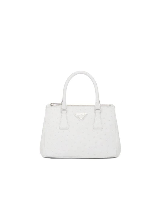 Prada Galleria Ostrich Leather Small Bag - photo 1