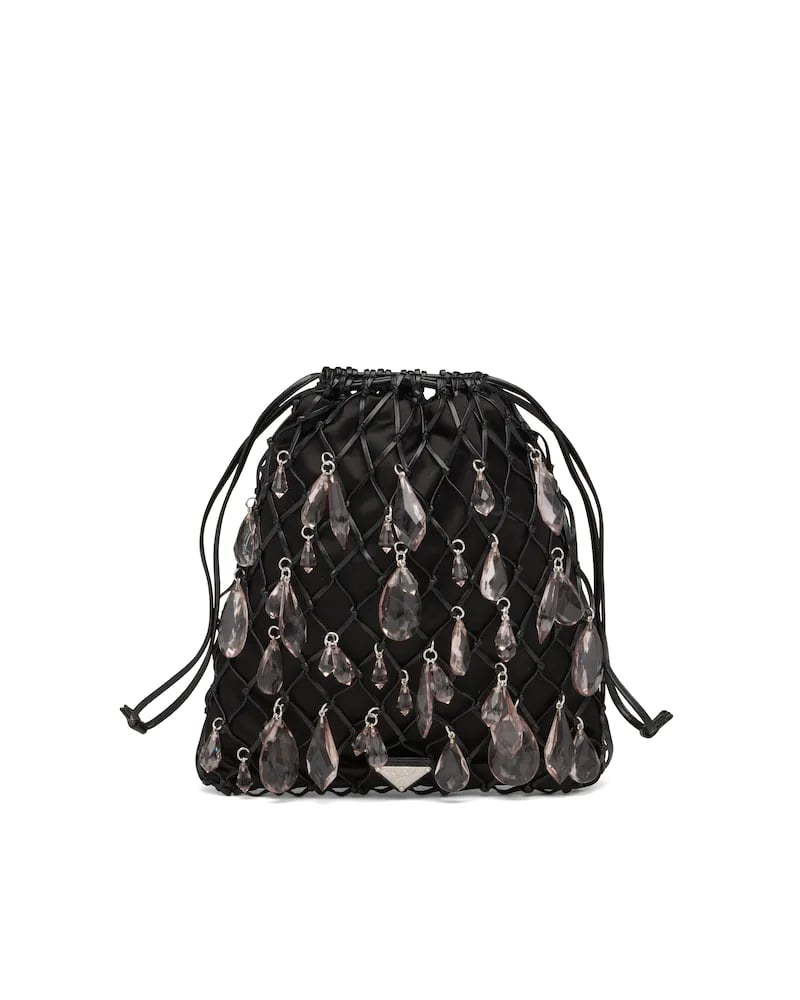 Prada Leather Mesh and Satin Clutch - photo 6