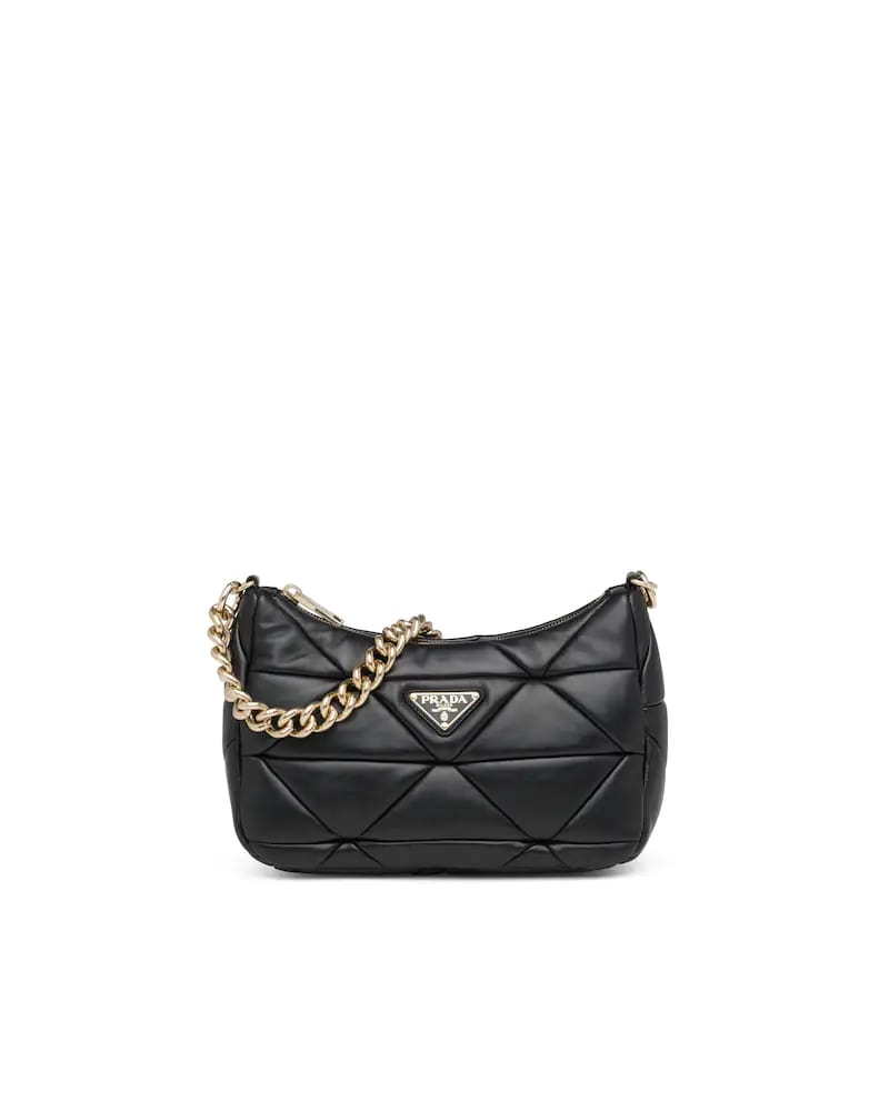 Prada System Nappa Leather Patchwork Shoulder Bag - photo 6