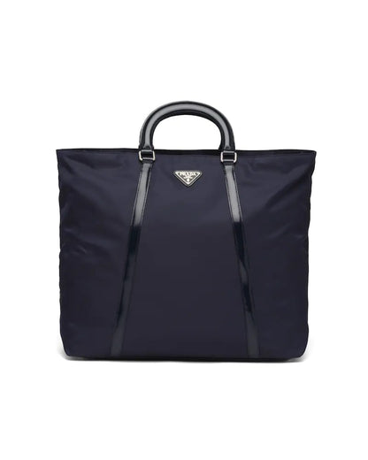 Prada Large Nylon and Leather Tote - photo 6