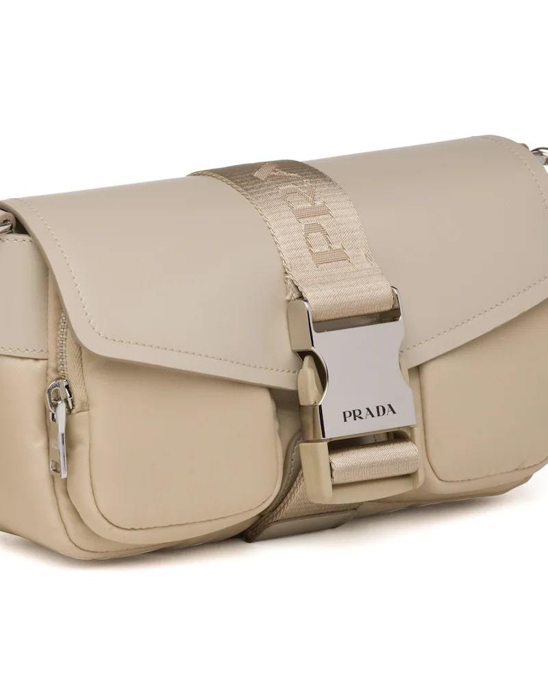 Prada Pocket Nylon and Brushed Leather Bag - photo 37