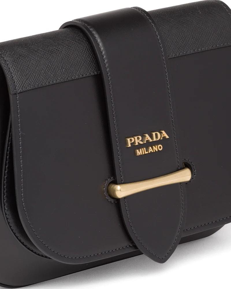 Prada Leather and Saffiano Shoulder Bag - photo 7
