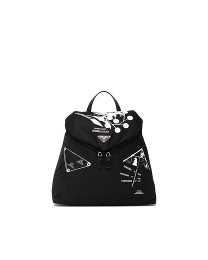 Prada Signaux Printed Nylon Backpack - photo 6