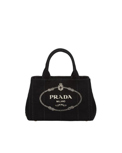 Prada Small Cotton Canvas Tote - photo 6