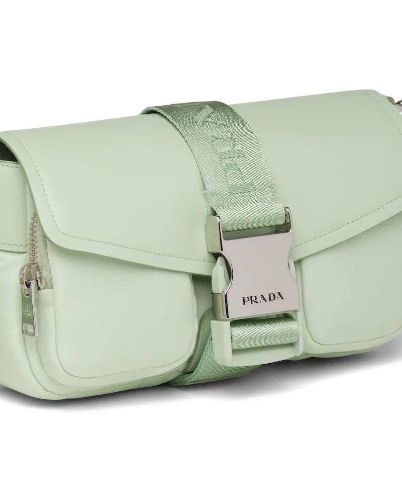 Prada Pocket Nylon and Brushed Leather Bag - photo 2