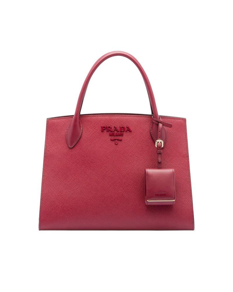 Prada Medium Saffiano leather Prada Monochrome bag - photo 8