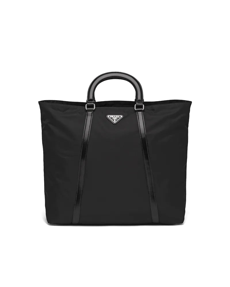 Prada Large Nylon and Leather Tote - photo 1
