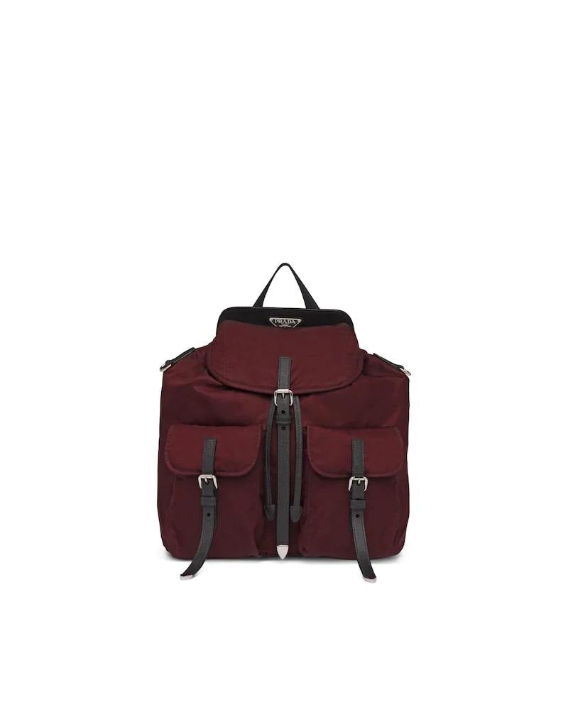 Prada Nylon and Saffiano Leather Backpack - photo 7