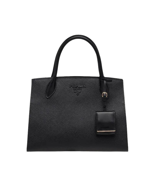 Medium Saffiano leather Prada Monochrome bag - image 1