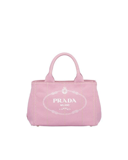 Prada Small Cotton Canvas Tote - photo 8
