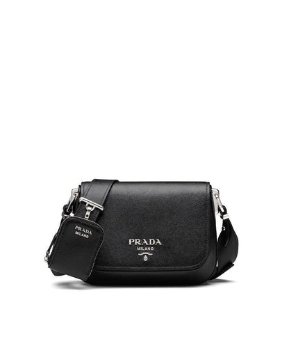 Saffiano Leather Shoulder Bag - image 1