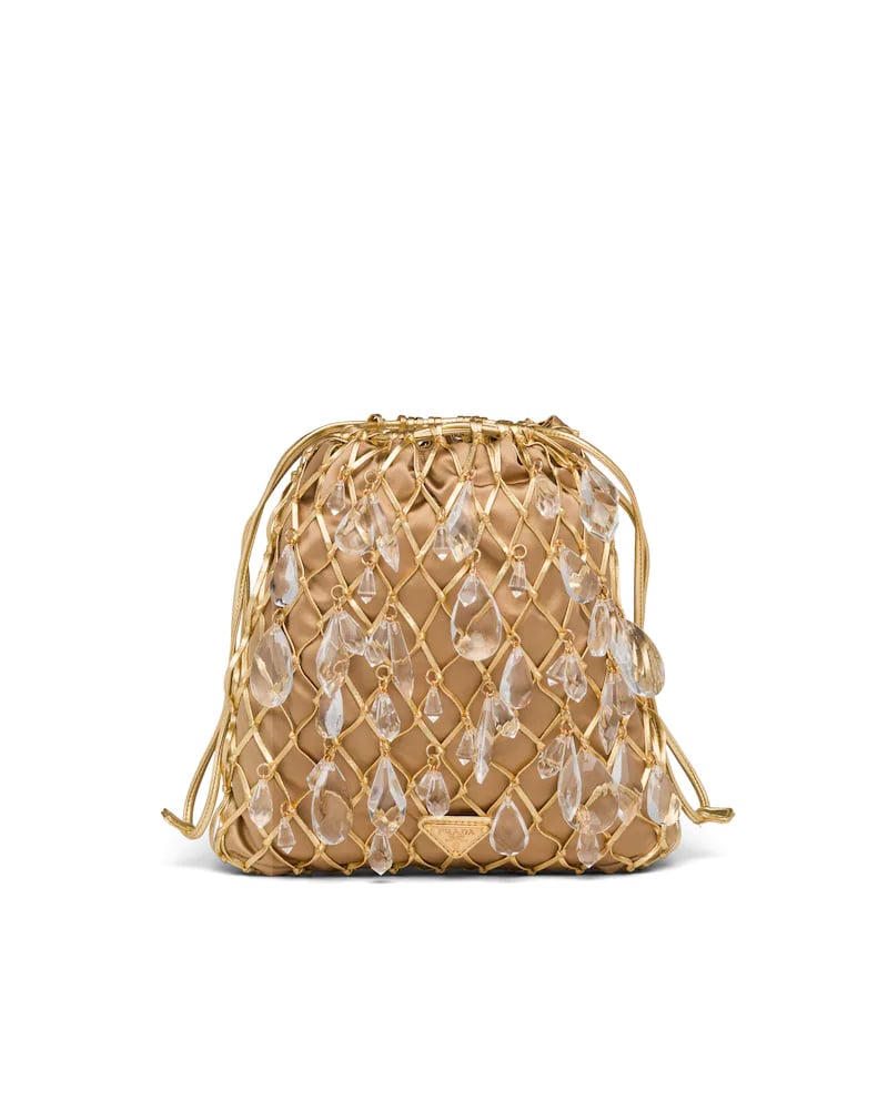 Prada Leather Mesh and Satin Clutch - photo 1