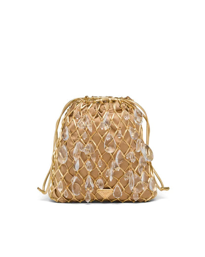 Prada Leather Mesh and Satin Clutch - photo 1