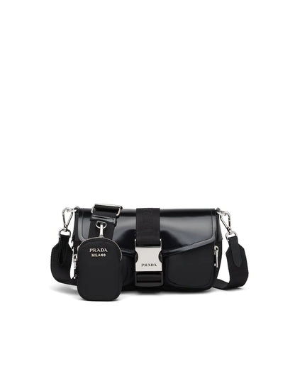 Prada Pocket Nylon and Brushed Leather Bag - photo 15