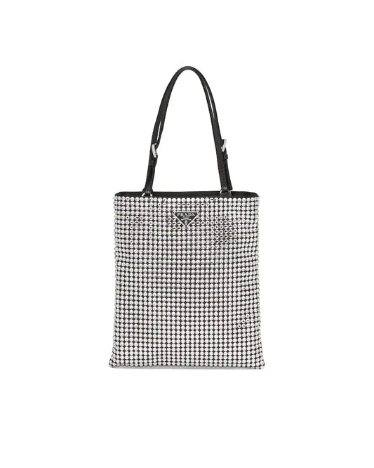 Satin Handbag With Decoration - image 1