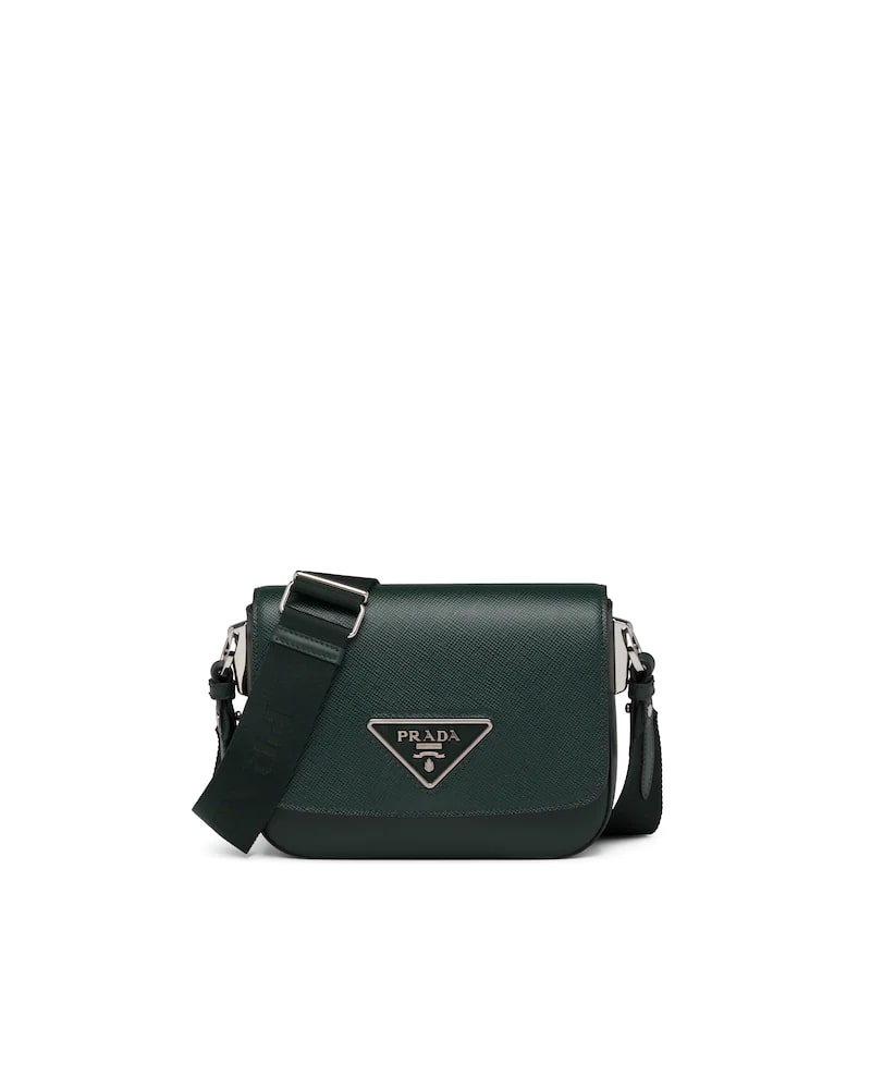 Saffiano Leather Prada Identity Shoulder Bag - image 1