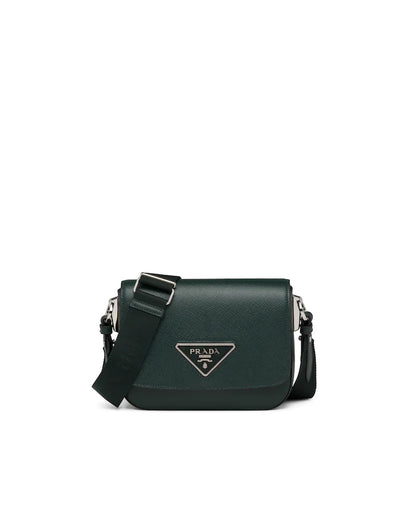 Saffiano Leather Prada Identity Shoulder Bag - image 1
