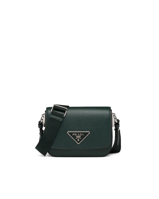 Saffiano Leather Prada Identity Shoulder Bag - image 1